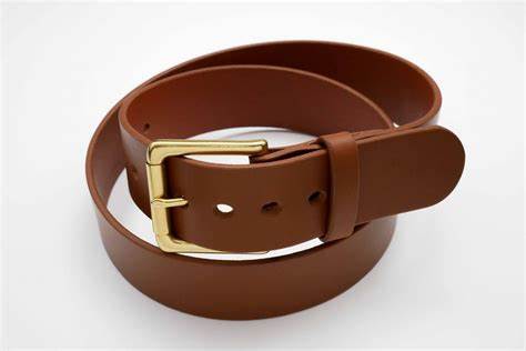 Belt leather thickness