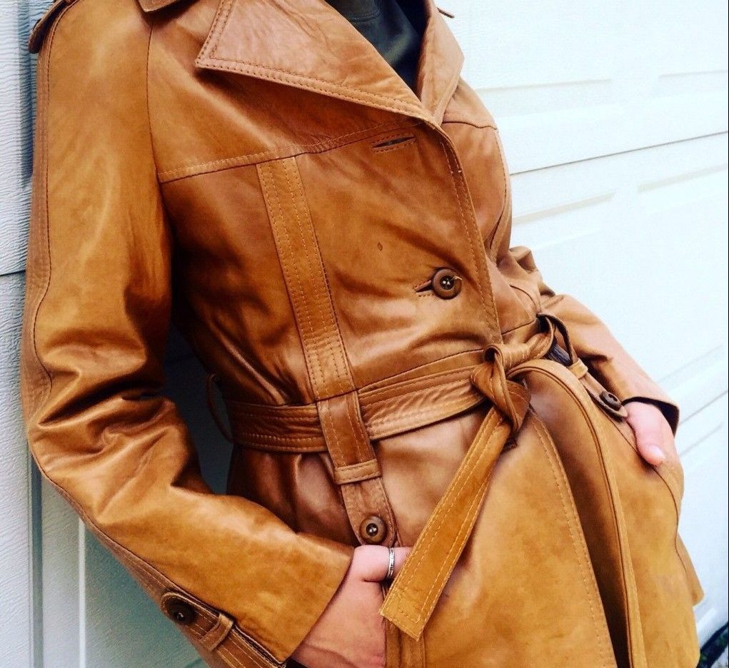 Style with women’s and girls’ leather coats