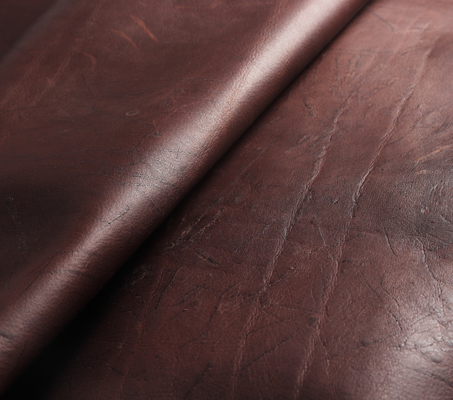 Leather upholstery fabric