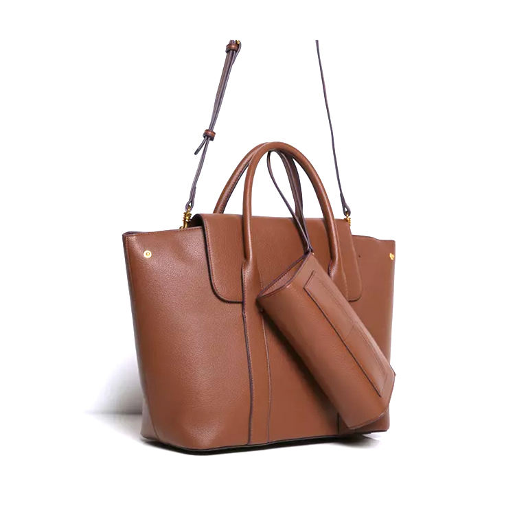 Introduction of leather tote brown + the best purchase price